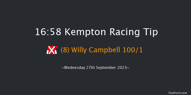 Kempton 16:58 Stakes (Class 5) 8f Fri 22nd Sep 2023