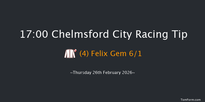 Chelmsford City 17-00 (Class 5) 8f Sat 21st Feb 2026