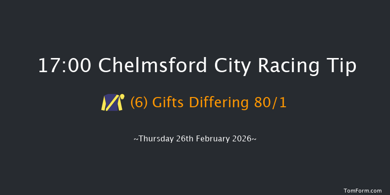 Chelmsford City 17-00 (Class 5) 8f Sat 21st Feb 2026