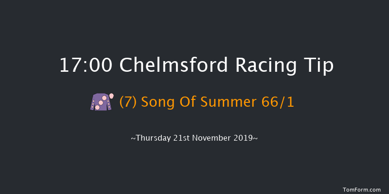 Chelmsford 17:00 Claimer (Class 6) 8f Tue 19th Nov 2019
