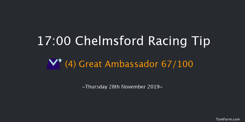 Chelmsford 17:00 Stakes (Class 3) 7f Mon 25th Nov 2019