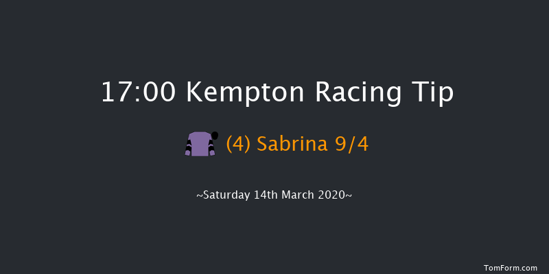 E.B.F. Mares' Standard Open NH Flat Race (Listed) Kempton 17:00 NH Flat Race (Class 1) 16f Wed 11th Mar 2020