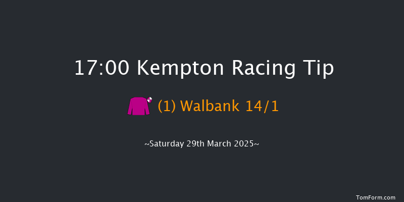 Kempton 17-00 (Class 3) 6f Wed 26th Mar 2025