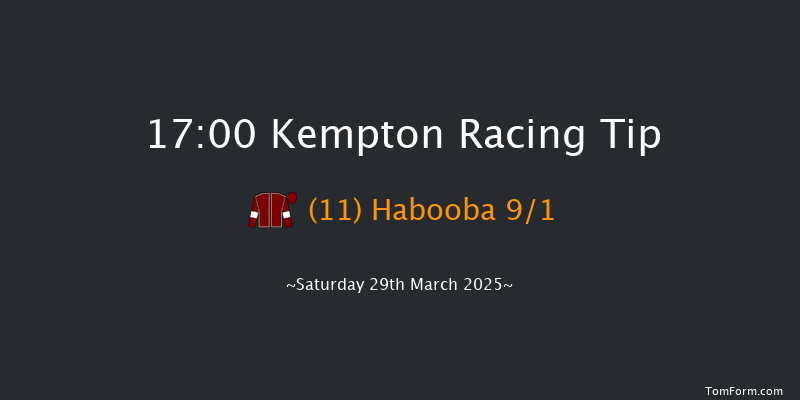 Kempton 17-00 (Class 3) 6f Wed 26th Mar 2025