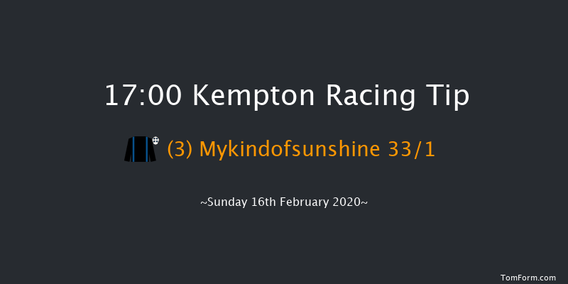 racingtv.com Handicap Kempton 17:00 Handicap (Class 6) 6f Wed 12th Feb 2020