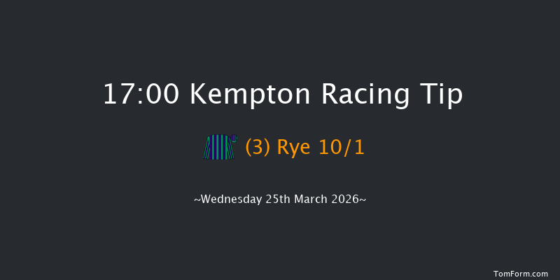 Kempton 17-00 (Class 6) 6f Mon 23rd Mar 2026
