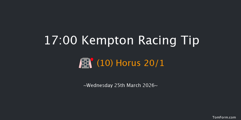 Kempton 17-00 (Class 6) 6f Mon 23rd Mar 2026