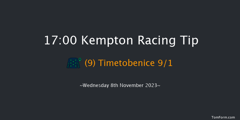 Kempton 17:00 Maiden (Class 5) 8f Mon 6th Nov 2023