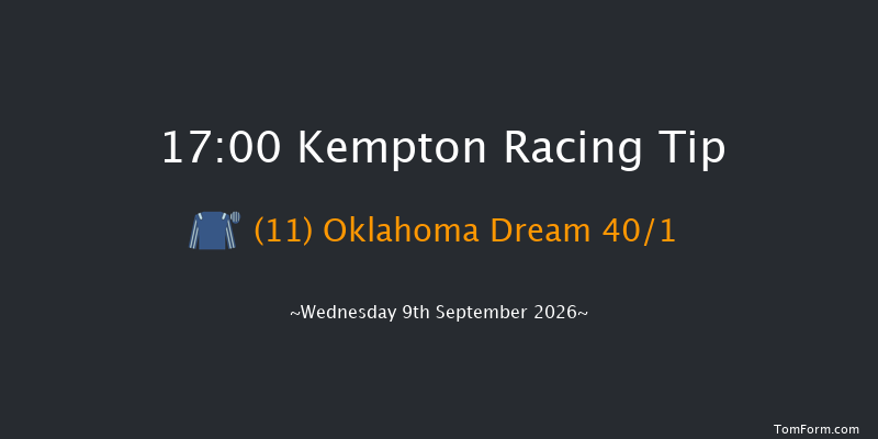 Kempton 17-00 (Class 6) 8f Sat 5th Sep 2026