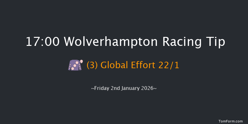 Wolverhampton 17-00 (Class 6) 5f Tue 30th Dec 2025