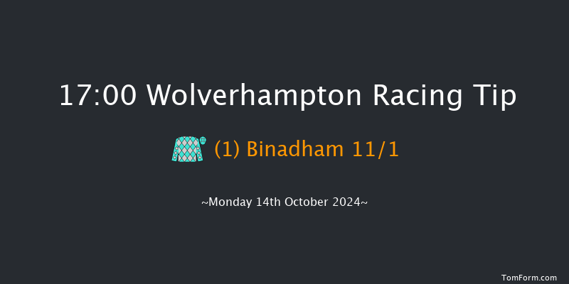 Wolverhampton  17:00 Stakes (Class 3) 5f Mon 7th Oct 2024