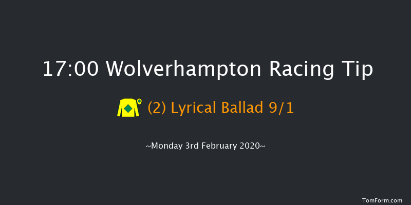 Wolverhampton 17:00 Handicap (Class 6) 7f Mon 27th Jan 2020