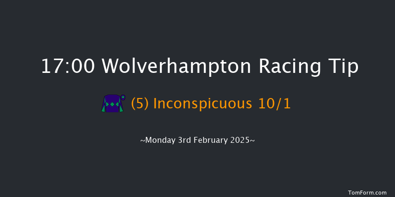 Wolverhampton  17:00 Handicap (Class 6) 7f Sat 1st Feb 2025