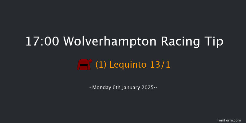 Wolverhampton  17:00 Handicap (Class 5) 6f Sat 4th Jan 2025