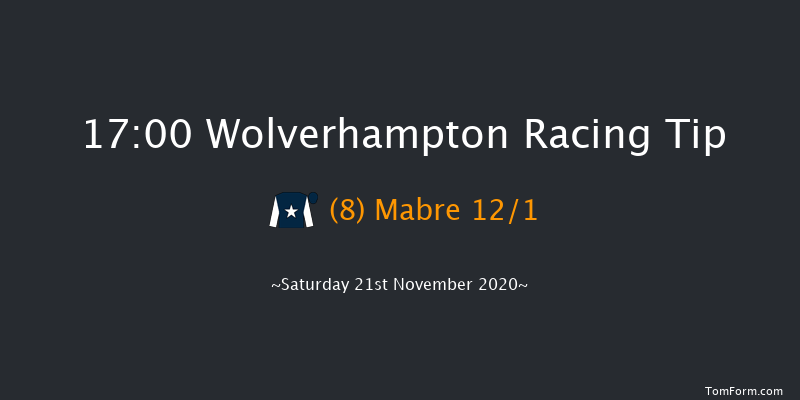Bombardier 'March To Your Own Drum' Handicap (Div 1) Wolverhampton 17:00 Handicap (Class 5) 9f Mon 16th Nov 2020