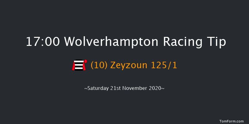 Bombardier 'March To Your Own Drum' Handicap (Div 1) Wolverhampton 17:00 Handicap (Class 5) 9f Mon 16th Nov 2020