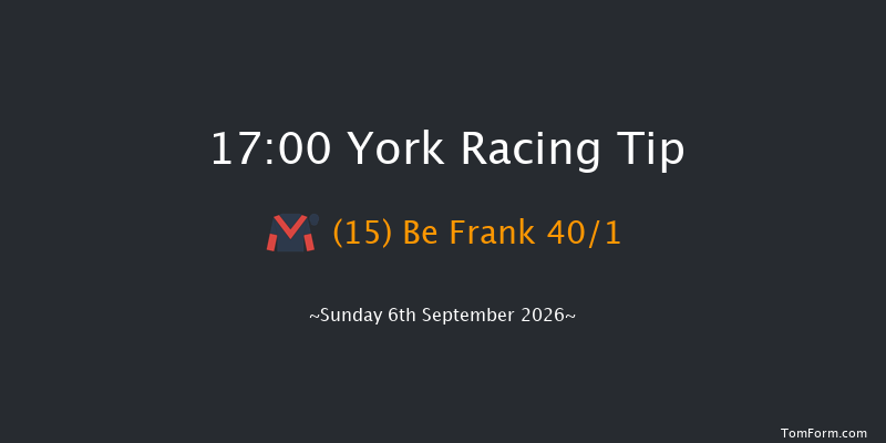 York 17-00 (Class 4) 7f Sat 22nd Aug 2026