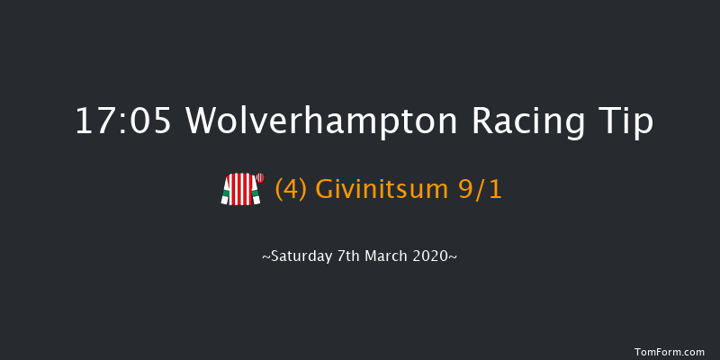 Betway Handicap Wolverhampton 17:05 Handicap (Class 4) 9.5f Fri 6th Mar 2020