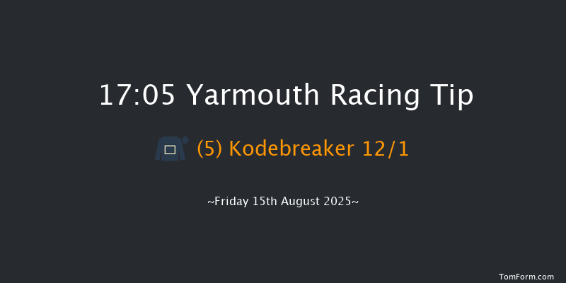 Yarmouth 17-05 (Class 6) 8f Wed 6th Aug 2025