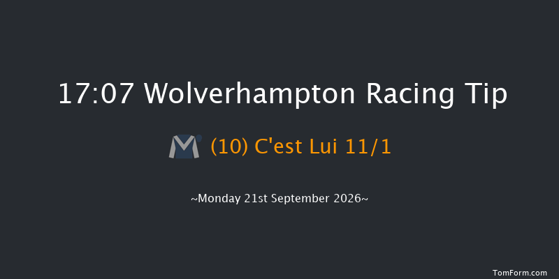 Wolverhampton 17-07 (Class 6) 5f Fri 18th Sep 2026