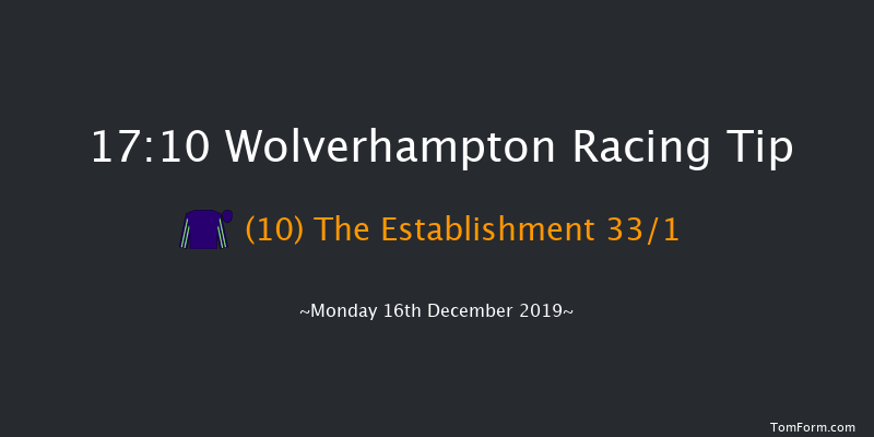 Wolverhampton 17:10 Handicap (Class 5) 6f Sat 14th Dec 2019