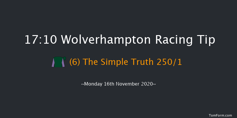 Betway Maiden Stakes Wolverhampton 17:10 Maiden (Class 5) 10f Sat 14th Nov 2020
