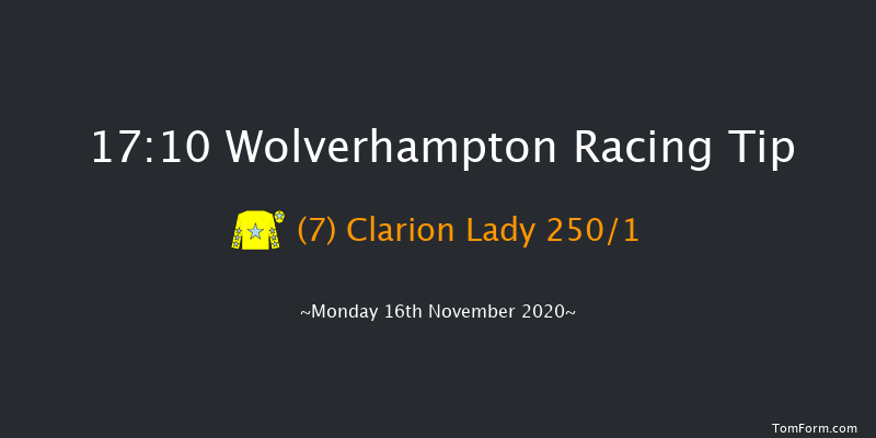 Betway Maiden Stakes Wolverhampton 17:10 Maiden (Class 5) 10f Sat 14th Nov 2020