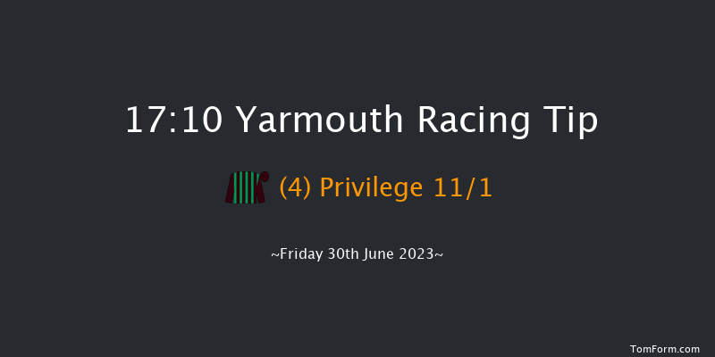 Yarmouth 17:10 Stakes (Class 6) 6f Thu 15th Jun 2023