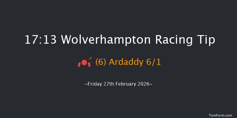 Wolverhampton 17-13 (Class 6) 8f Mon 23rd Feb 2026