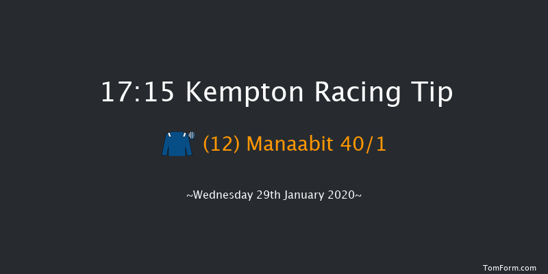 Kempton 17:15 Maiden (Class 5) 8f Sat 25th Jan 2020