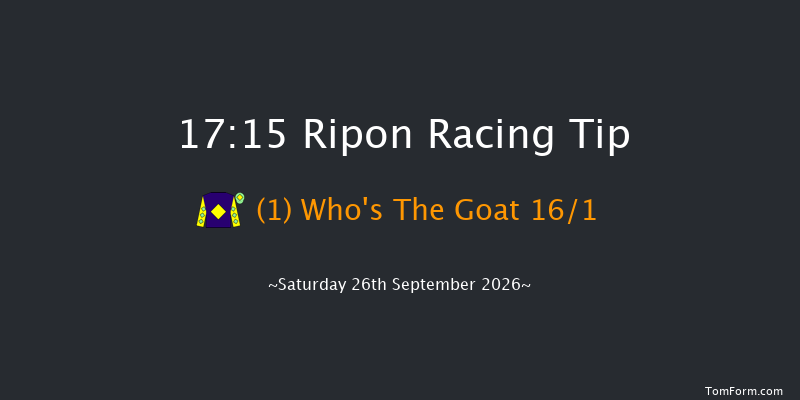 Ripon 17-15 (Class 3) 12f Tue 1st Sep 2026
