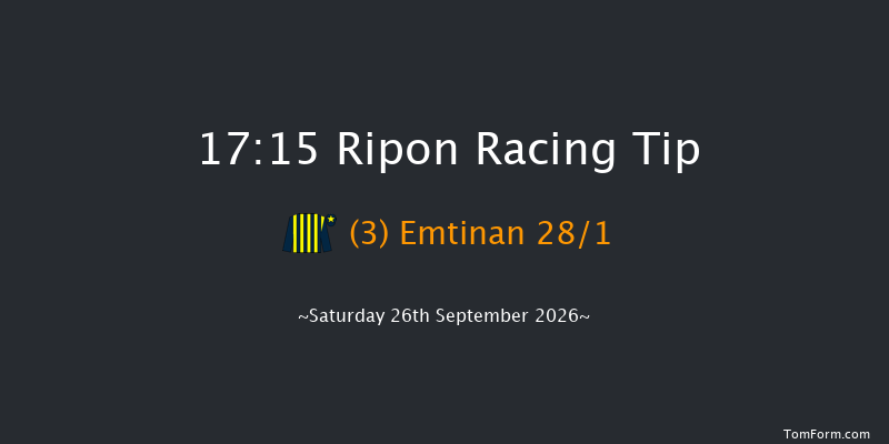 Ripon 17-15 (Class 3) 12f Tue 1st Sep 2026