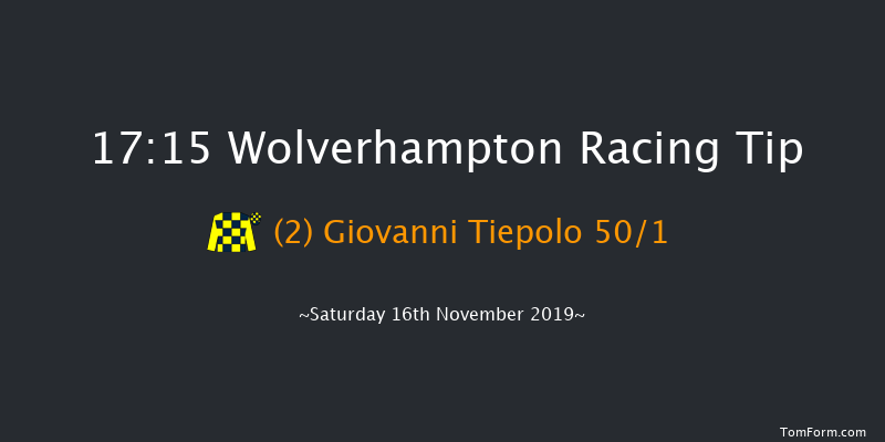 Wolverhampton 17:15 Stakes (Class 4) 6f Wed 6th Nov 2019