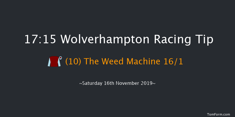 Wolverhampton 17:15 Stakes (Class 4) 6f Wed 6th Nov 2019