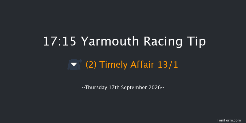 Yarmouth 17-15 (Class 5) 8f Wed 16th Sep 2026
