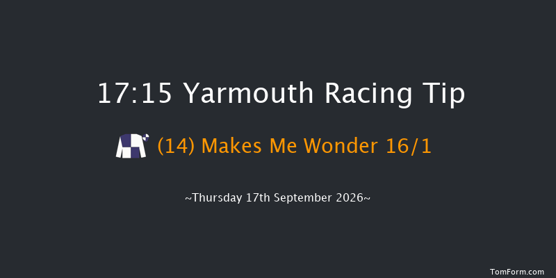 Yarmouth 17-15 (Class 5) 8f Wed 16th Sep 2026