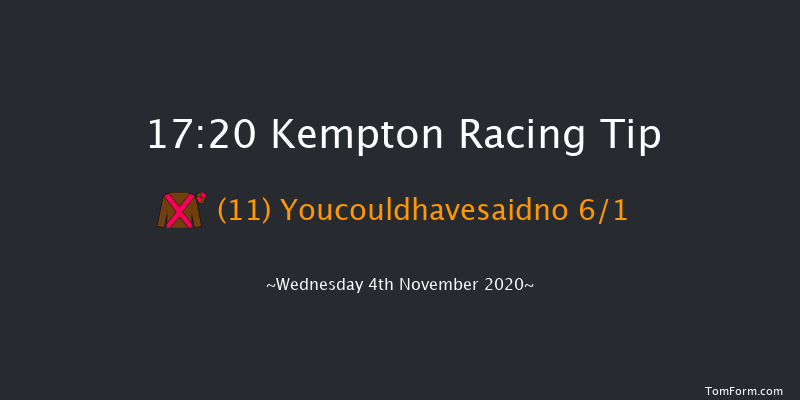 Unibet/British Stallion Studs EBF Fillies' Novice Stakes (Plus 10/GBB Race) (Div 2) Kempton 17:20 Stakes (Class 5) 7f Mon 2nd Nov 2020