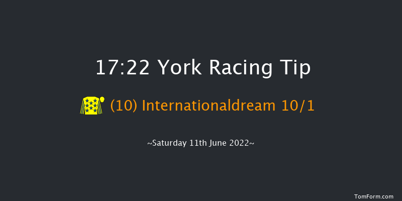 York 17:22 Handicap (Class 4) 6f Fri 10th Jun 2022