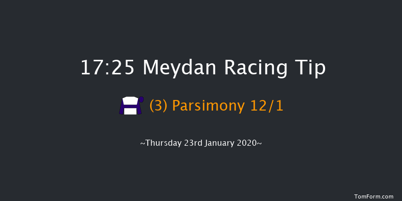 Meydan 17:25 1m 2f 15 run Jebel Ali Port Handicap - Dirt Sat 18th Jan 2020