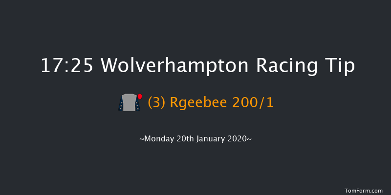 Wolverhampton 17:25 Stakes (Class 5) 9.5f Sun 19th Jan 2020