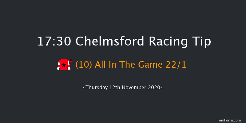 tote.co.uk Free Streaming Every UK Race Nursery (Div 1) Chelmsford 17:30 Handicap (Class 6) 8f Sat 7th Nov 2020