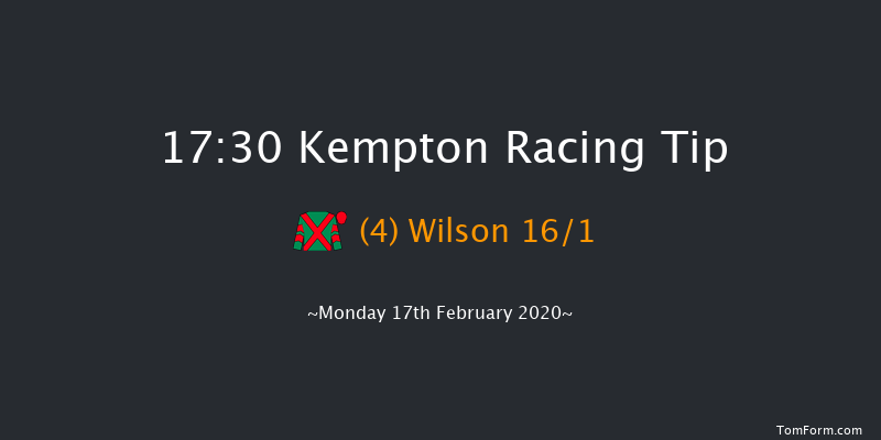Bet At racingtv.com Handicap (Div 1) Kempton 17:30 Handicap (Class 6) 7f Sun 16th Feb 2020