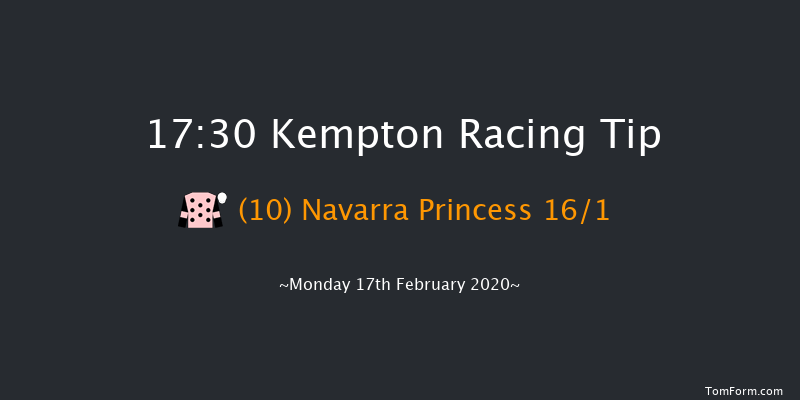Bet At racingtv.com Handicap (Div 1) Kempton 17:30 Handicap (Class 6) 7f Sun 16th Feb 2020