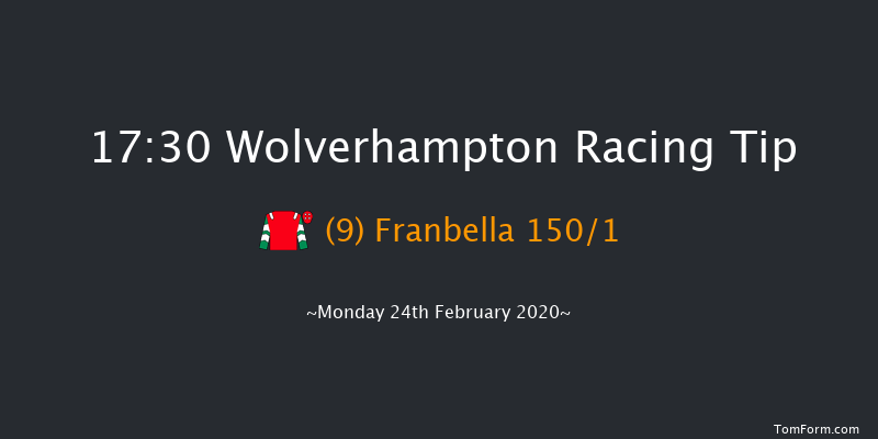 Betway Novice Median Auction Stakes Wolverhampton 17:30 Stakes (Class 6) 6f Sun 23rd Feb 2020