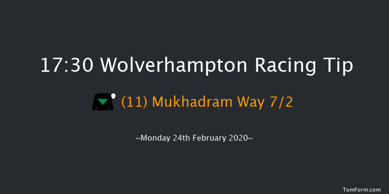 Betway Novice Median Auction Stakes Wolverhampton 17:30 Stakes (Class 6) 6f Sun 23rd Feb 2020