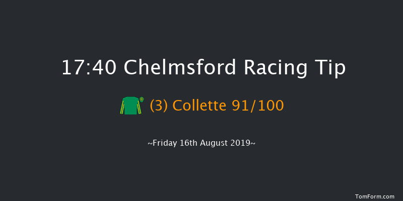 Chelmsford 17:40 Maiden (Class 6) 7f Sat 10th Aug 2019
