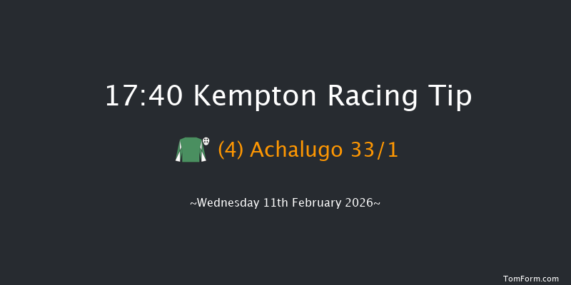 Kempton 17-40 (Class 4) 8f Wed 4th Feb 2026