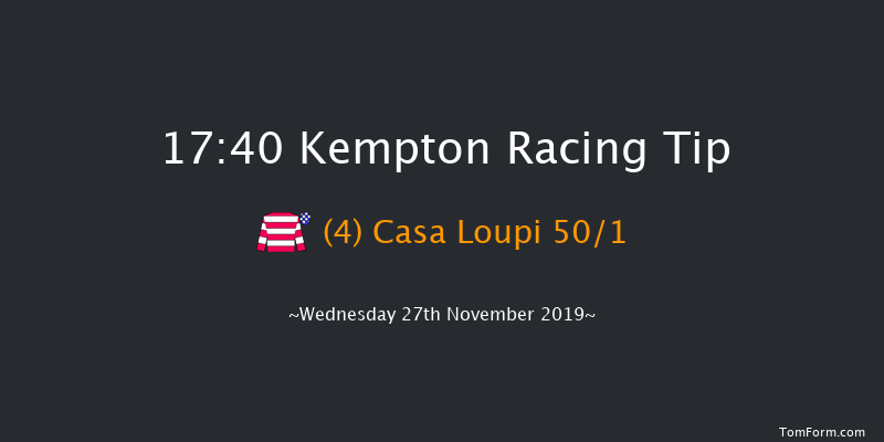 Kempton 17:40 Stakes (Class 5) 7f Mon 25th Nov 2019