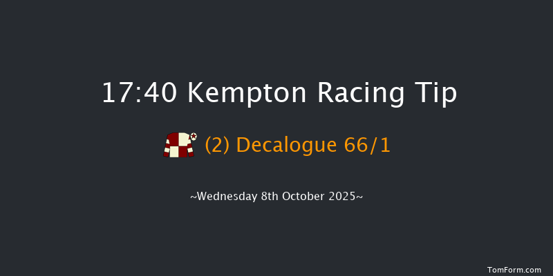 Kempton 17-40 (Class 5) 7f Wed 1st Oct 2025
