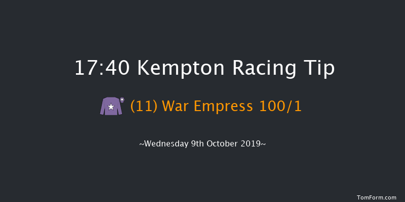 Kempton 17:40 Maiden (Class 5) 11f Wed 2nd Oct 2019